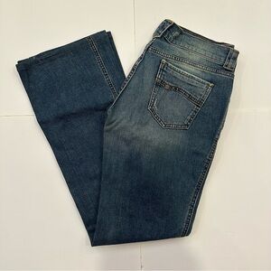 Mavi Vintage Jeans Low Rise Western Pant Bootcut Blue Medium Wash Size 28x32